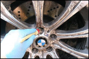 BMW M5 Wheel Cleaning