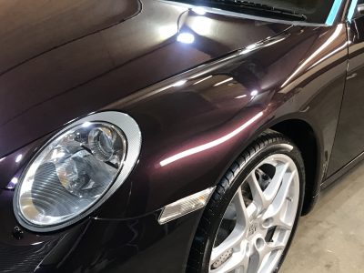 porsche after being worked on with car detailing guildford 